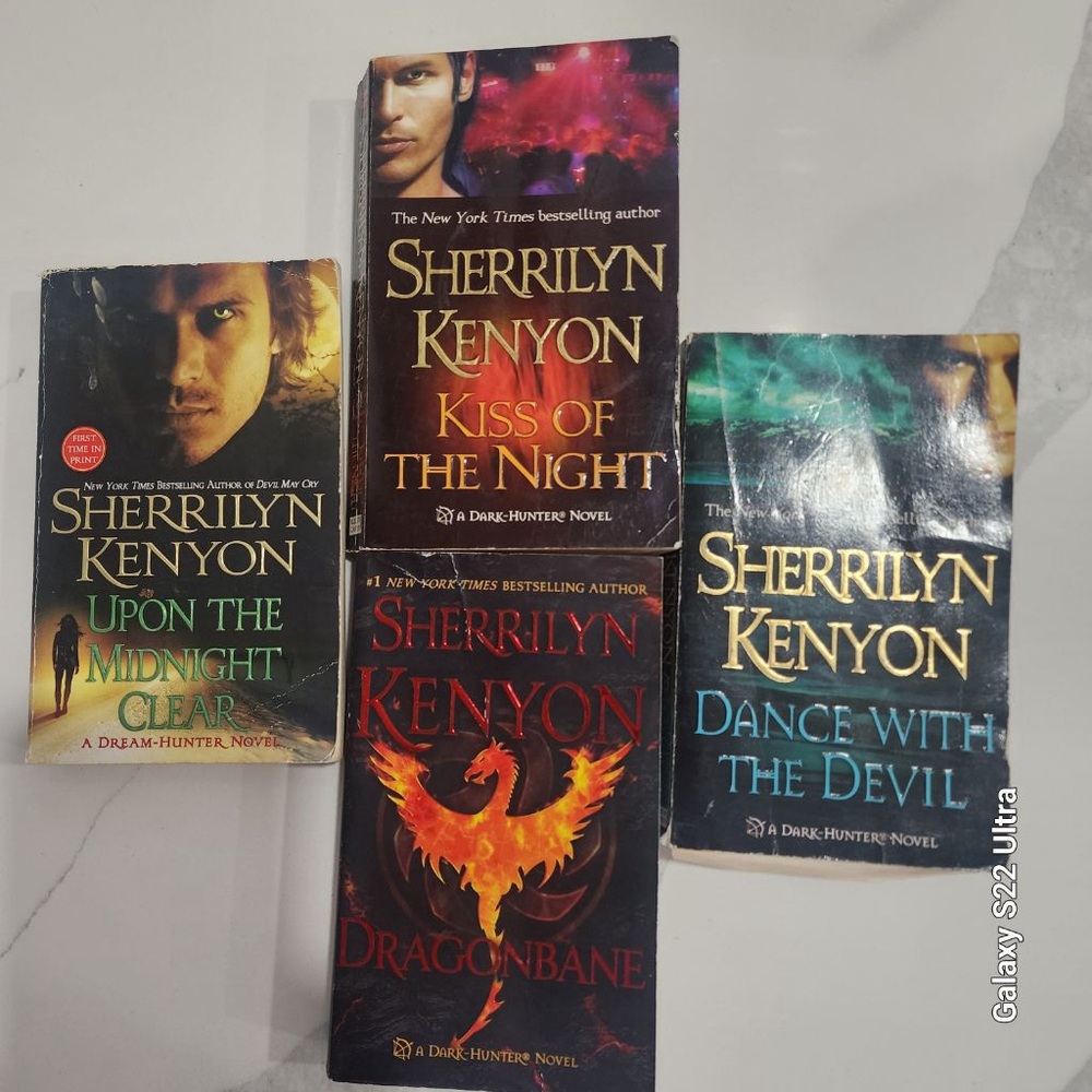 Sherrilyn Kenyon Dark-Hunter Novels, Paper Back, Set of 4